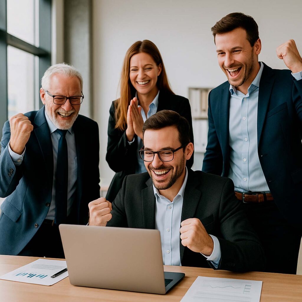 Equipo de atención al cliente trabaja con asistente de IA conectado a la base de conocimiento de la empresa.