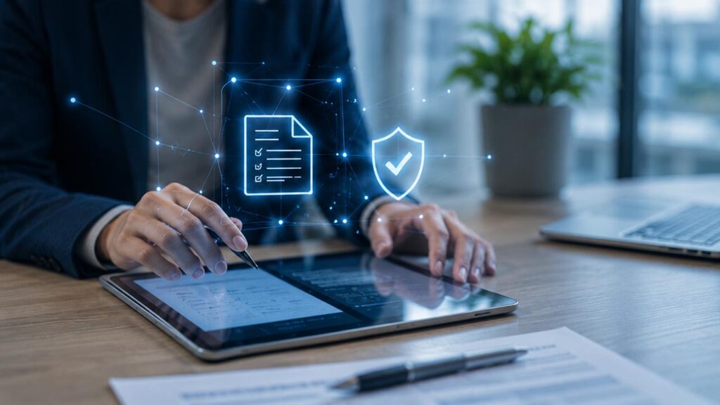 Equipo empresarial analizando el Reglamento UE 2026/1744 y los cambios del Ómnibus Digital AI Act en Europa